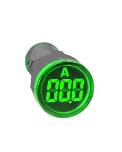 Amperímetro Digital LED Verde 22mm 0 a 100A