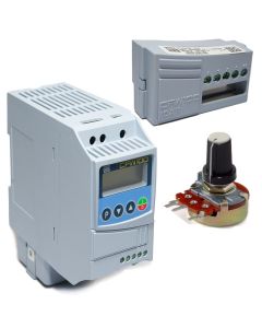 Inversor Weg CFW100 0,5CV + Módulo Expansão IOAR + Potenciômetro (Kit)