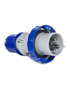 Plugue Industrial 3P + T 32A 220V 9h IP66/67/69 Scame Azul 1
