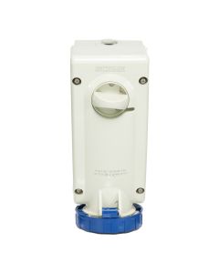 Tomada Industrial 3P + N + T 32A 220V 9h Scame Azul 1