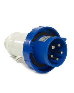 Plug Industrial 3P + N + T 32A 220V 9h Scame Azul 1